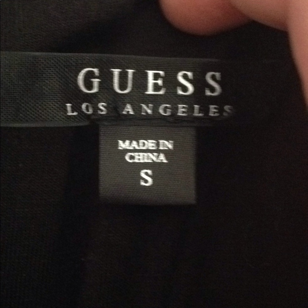 * SOLD NWOT Guess strapless black dress - Picture 4 of 4